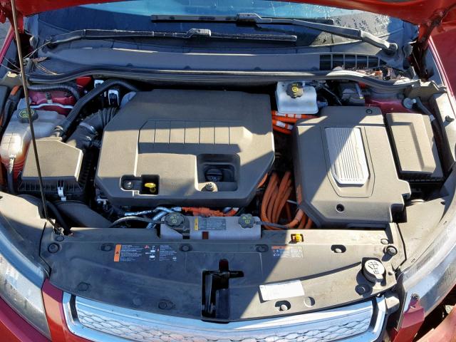 1G1RH6E43CU120735 - 2012 CHEVROLET VOLT RED photo 7