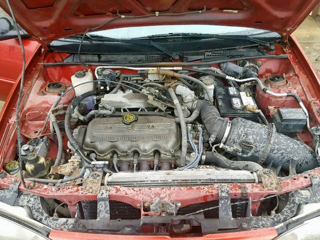 1FAFP13P8XW190972 - 1999 FORD ESCORT SE RED photo 7