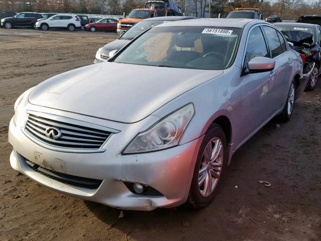 JN1CV6AR7BM355213 - 2011 INFINITI G37 GRAY photo 2