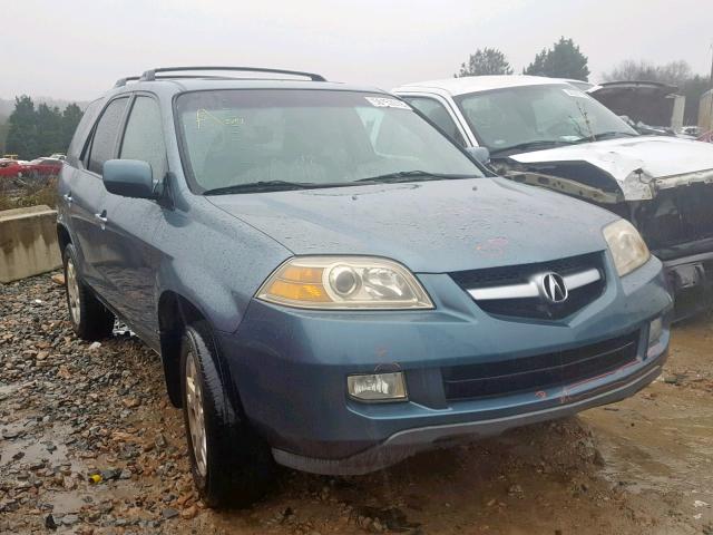 2HNYD188X6H520972 - 2006 ACURA MDX TOURIN BLUE photo 1