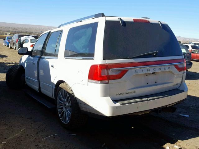 5LMJJ2JT7FEJ10828 - 2015 LINCOLN NAVIGATOR 白色 照片 3
