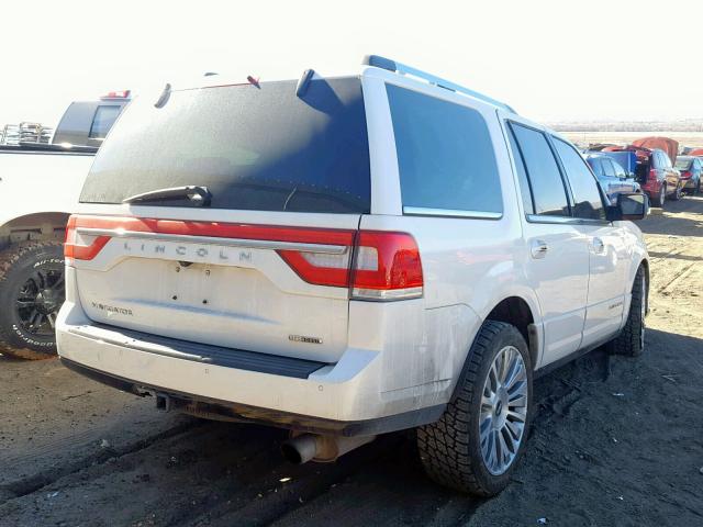 5LMJJ2JT7FEJ10828 - 2015 LINCOLN NAVIGATOR 白色 照片 4