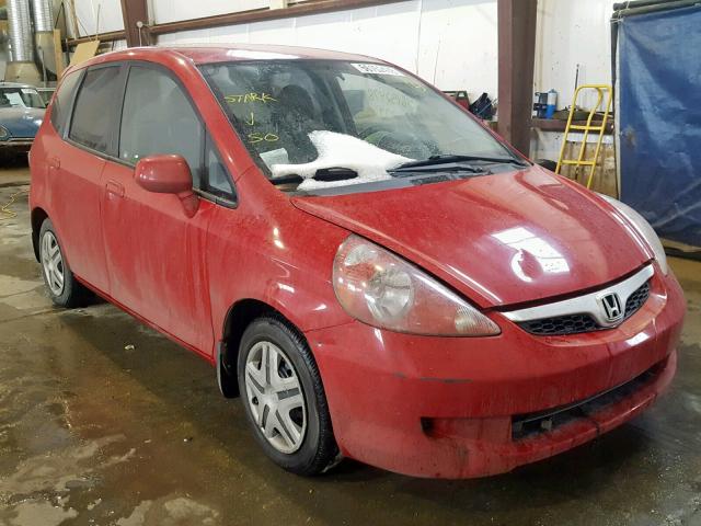 JHMGD38447S800857 - 2007 HONDA FIT RED photo 1