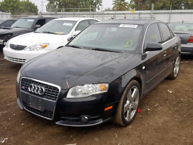 WAUEF78E78A035487 - 2008 AUDI A4 S-LINE BLACK photo 2