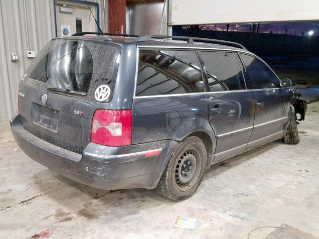 WVWND63B74E013380 - 2004 VOLKSWAGEN PASSAT GL BLUE photo 4