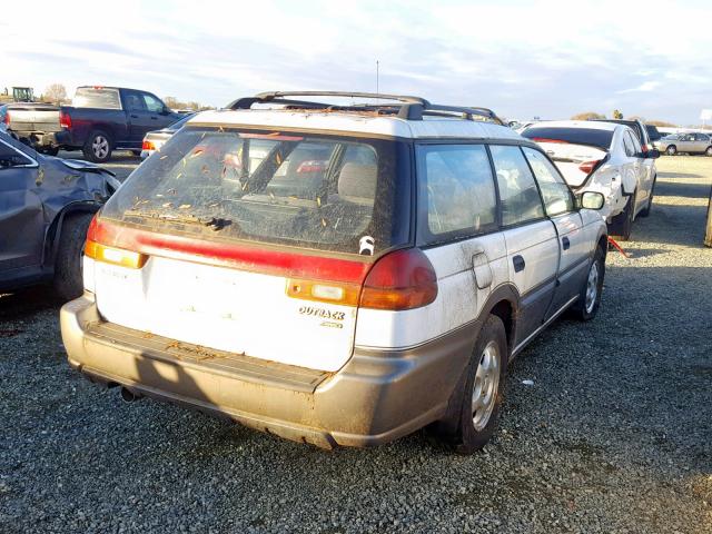 4S3BG485XT6986473 - 1996 SUBARU LEGACY OUT WHITE photo 4