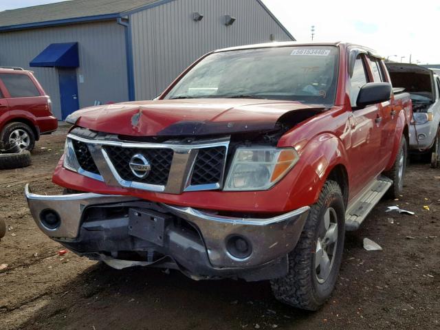 1N6AD07W95C433838 - 2005 NISSAN FRONTIER C MAROON photo 2