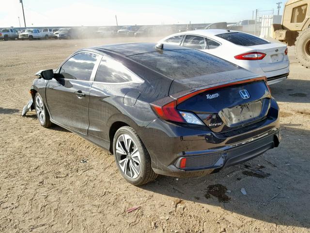 2HGFC3B74HH354271 - 2017 HONDA CIVIC EXL BLACK photo 3