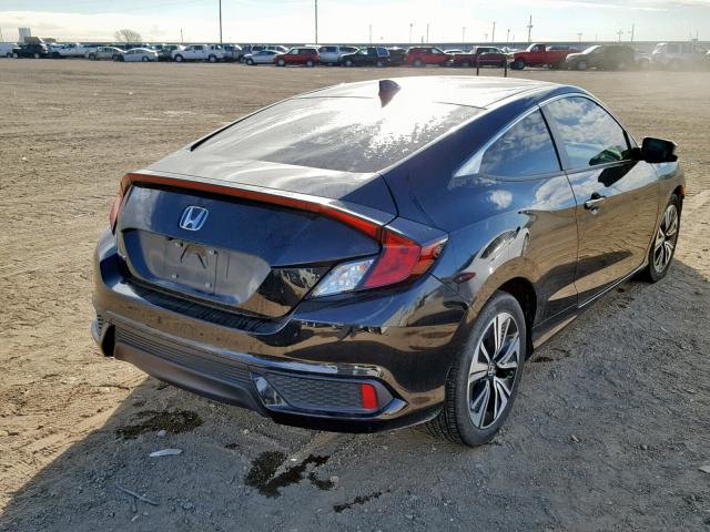 2HGFC3B74HH354271 - 2017 HONDA CIVIC EXL BLACK photo 4