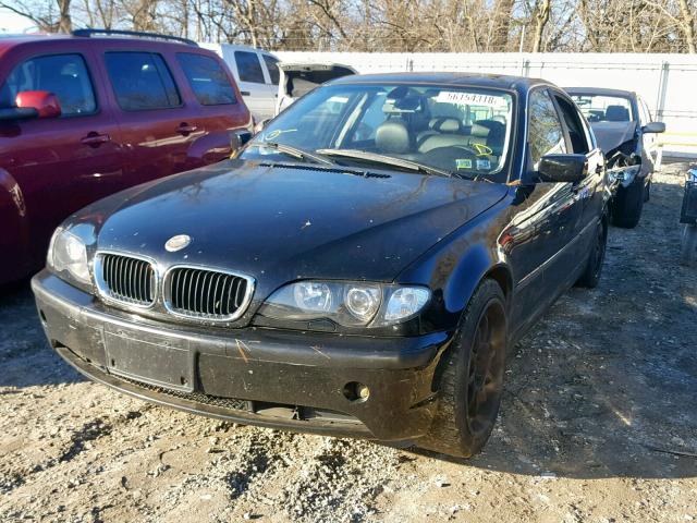 WBAEW534X4PN33628 - 2004 BMW 330 XI BLACK photo 2