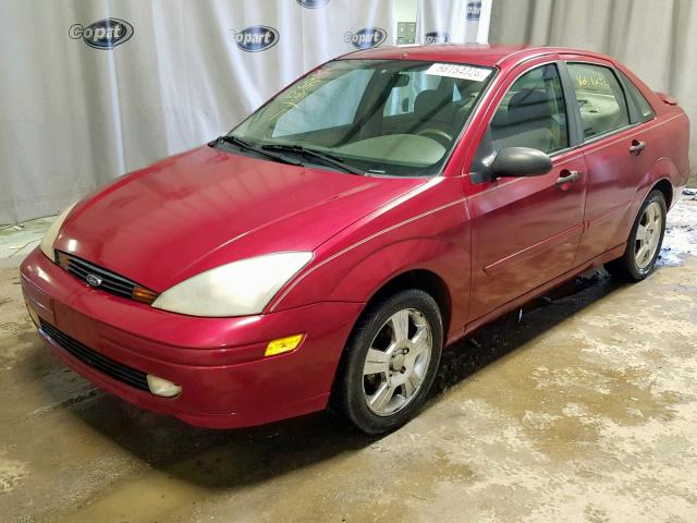 1FAFP38343W203180 - 2003 FORD FOCUS ZTS RED photo 2
