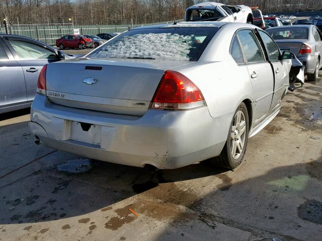 2G1WB5E33E1104393 - 2014 CHEVROLET IMPALA LIM SILVER photo 4