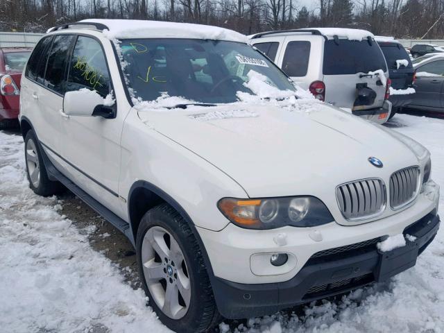 5UXFB53586LV26973 - 2006 BMW X5 4.4I WHITE photo 1