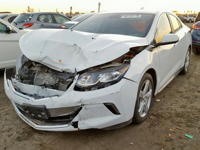 1G1RC6S53HU169114 - 2017 CHEVROLET VOLT LT WHITE photo 2