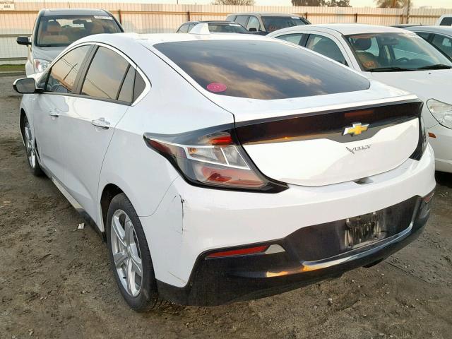 1G1RC6S53HU169114 - 2017 CHEVROLET VOLT LT WHITE photo 3