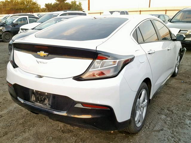 1G1RC6S53HU169114 - 2017 CHEVROLET VOLT LT WHITE photo 4