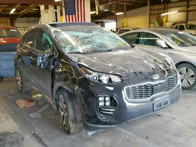 KNDPRCA64H7086151 - 2017 KIA SPORTAGE S BLACK photo 1