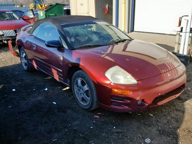 4A3AE45G24E037401 - 2004 MITSUBISHI ECLIPSE SP BURGUNDY photo 1