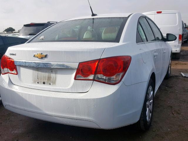 1G1PC5SH5B7172050 - 2011 CHEVROLET CRUZE LS WHITE photo 4