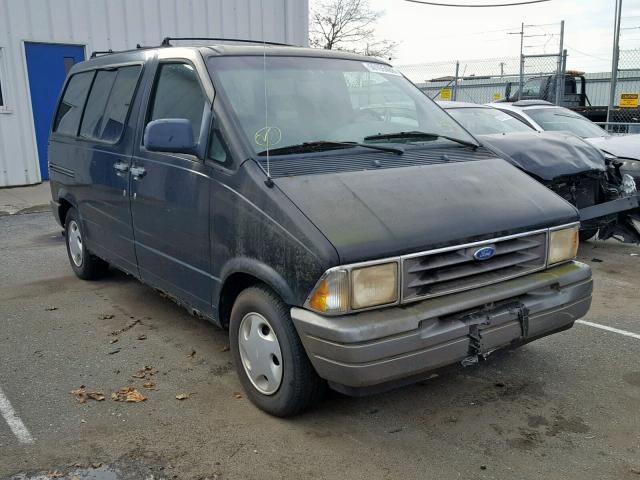 1FMCA11U6TZA96441 - 1996 FORD AEROSTAR BLACK photo 1