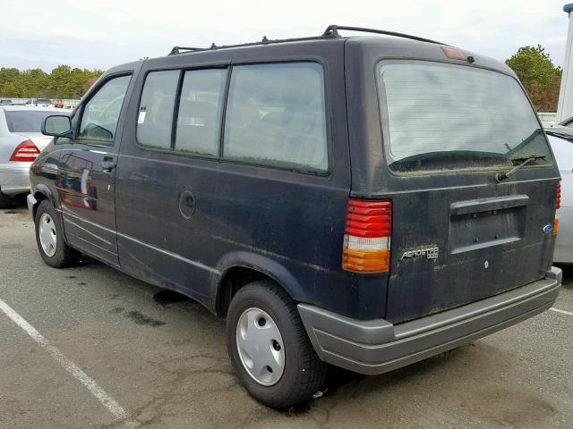 1FMCA11U6TZA96441 - 1996 FORD AEROSTAR BLACK photo 3