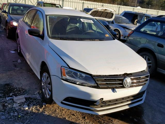 3VW1K7AJ0FM310148 - 2015 VOLKSWAGEN JETTA BASE Սպիտակ լուսանկար 1