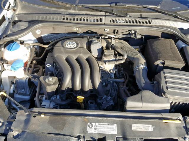 3VW1K7AJ0FM310148 - 2015 VOLKSWAGEN JETTA BASE Սպիտակ լուսանկար 7