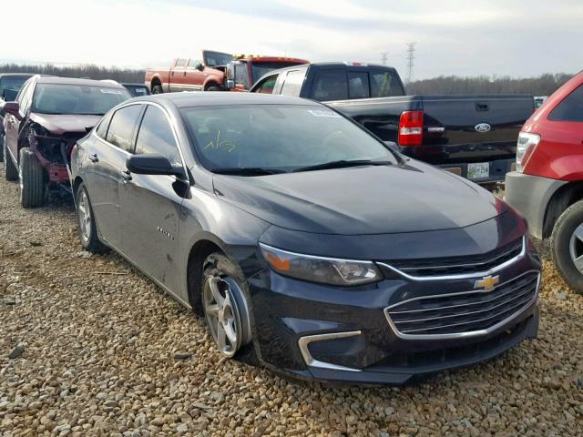 1G1ZB5ST2HF278745 - 2017 CHEVROLET MALIBU LS BLACK photo 1