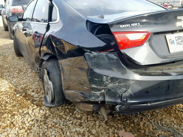 1G1ZB5ST2HF278745 - 2017 CHEVROLET MALIBU LS BLACK photo 9