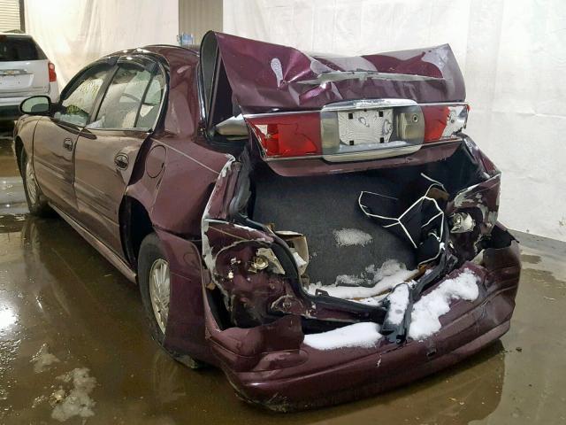 1G4HP54K034137830 - 2003 BUICK LESABRE CU MAROON photo 9