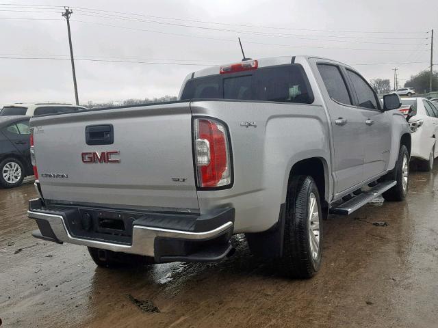 1GTG6DE31G1157208 - 2016 GMC CANYON SLT SILVER photo 4