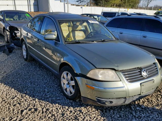 WVWRH63B03P387578 - 2003 VOLKSWAGEN PASSAT GLX GREEN photo 1