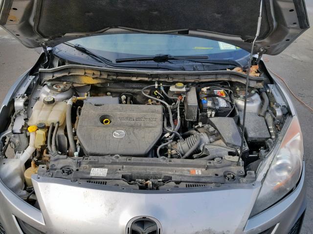 JM1BL1K6XB1495344 - 2011 MAZDA 3 S GRAY photo 7