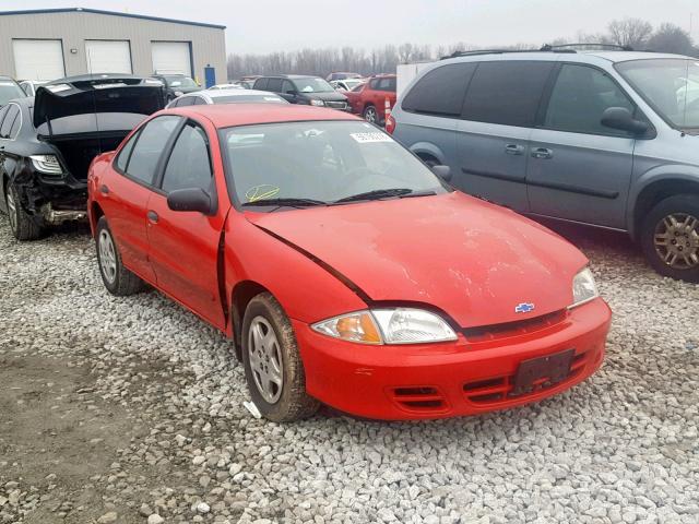 1G1JF524527273714 - 2002 CHEVROLET CAVALIER L RED photo 1