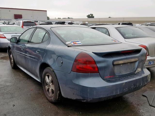 2G2WP552761109666 - 2006 PONTIAC GRAND PRIX BLUE photo 3