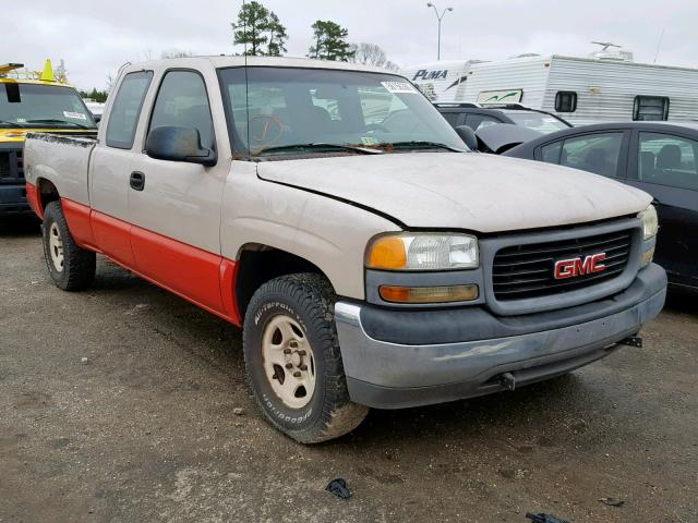 1GTEK19V6XE551552 - 1999 GMC NEW SIERRA CREAM photo 1