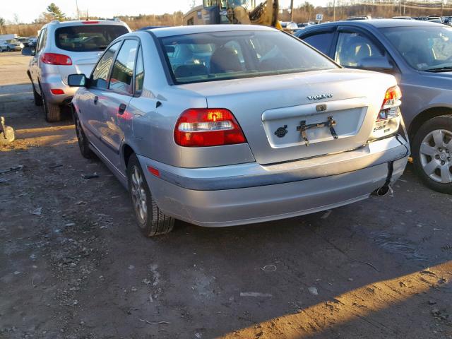 YV1VS29511F660776 - 2001 VOLVO S40 1.9T SILVER photo 3