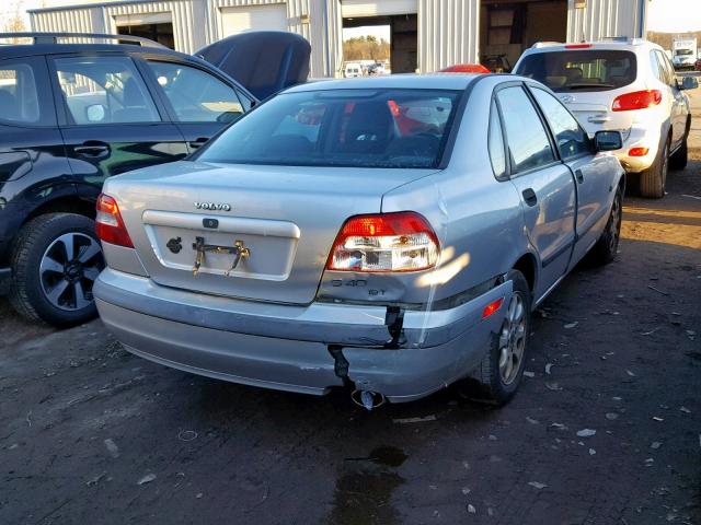 YV1VS29511F660776 - 2001 VOLVO S40 1.9T SILVER photo 4