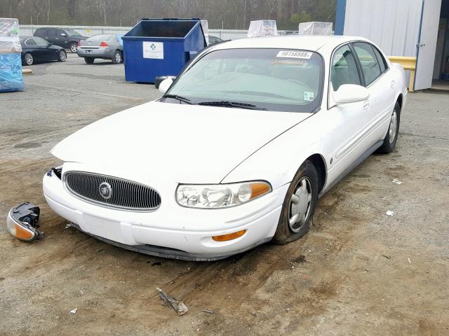 1G4HR54K4YU202504 - 2000 BUICK LESABRE LI WHITE photo 2