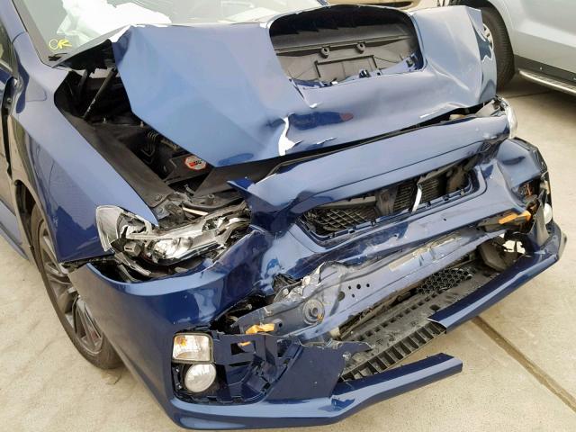 JF1VA1J67F8828056 - 2015 SUBARU WRX LIMITE BLUE photo 9