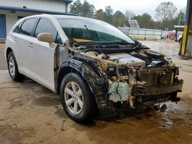 4T3ZK3BB8AU021676 - 2010 TOYOTA VENZA WHITE photo 1