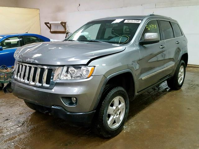 1J4RR4GG7BC712637 - 2011 JEEP GRAND CHER GRAY photo 2