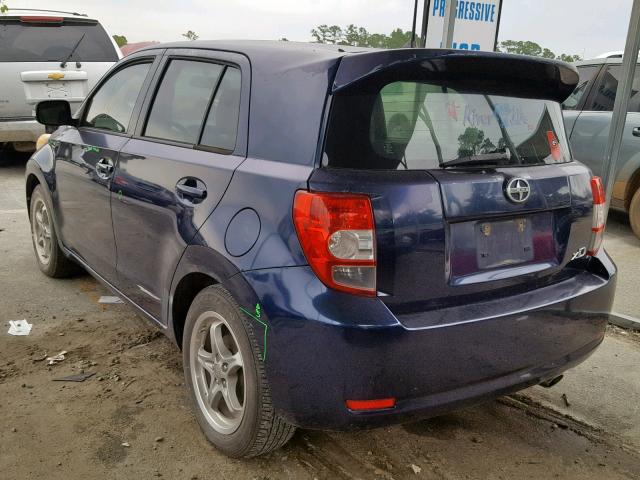 JTKKU10408J021824 - 2008 TOYOTA SCION XD BLUE photo 3