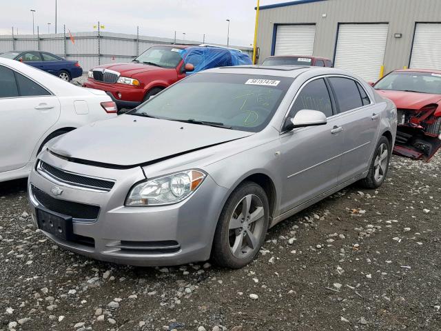 1G1ZJ57B28F248549 - 2008 CHEVROLET MALIBU 2LT SILVER photo 2