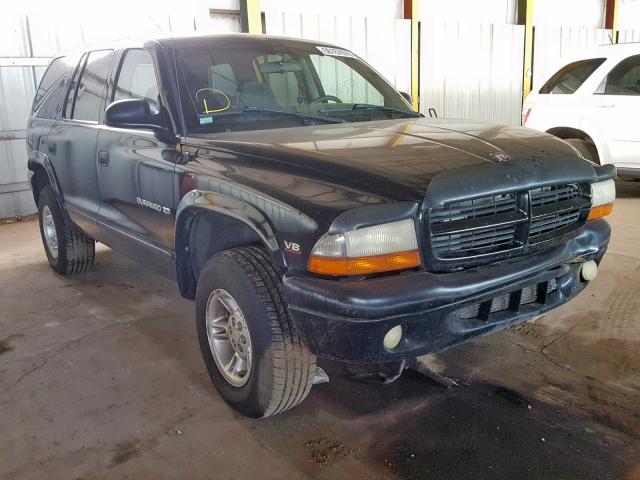 1B4HS28N9YF268219 - 2000 DODGE DURANGO BLACK photo 1