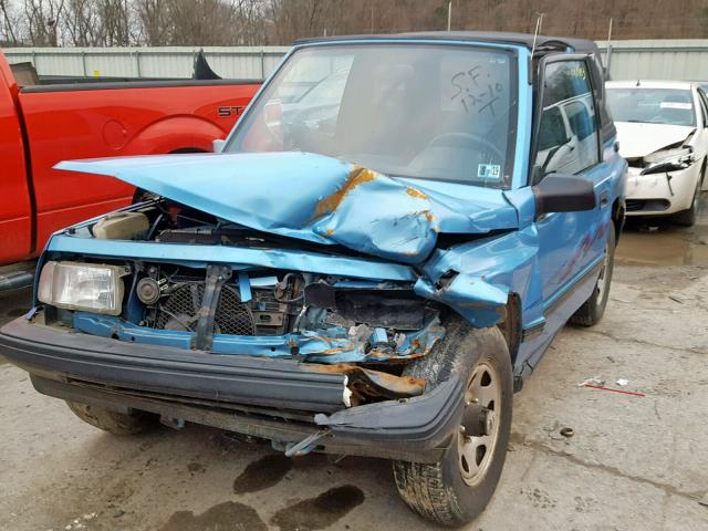 2CNBJ18UXR6939708 - 1994 GEO TRACKER BLUE photo 2