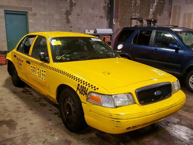 2FABP7BV5AX100206 - 2010 FORD CROWN VICT YELLOW photo 1