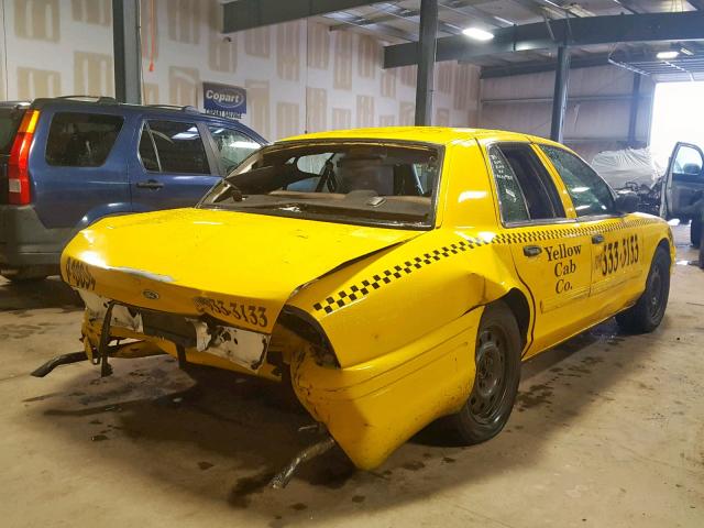 2FABP7BV5AX100206 - 2010 FORD CROWN VICT YELLOW photo 4