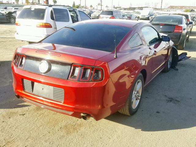 1ZVBP8AM6E5278381 - 2014 FORD MUSTANG BURGUNDY photo 4