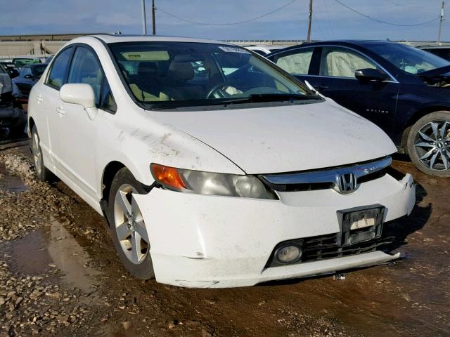 1HGFA16817L023730 - 2007 HONDA CIVIC EX WHITE photo 1